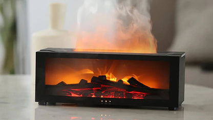 Air Humidifier Essential Oils Humidifiers Home Aroma Humidifier Flame Automatic Fragrance Diffuser With LED Light Remote Control